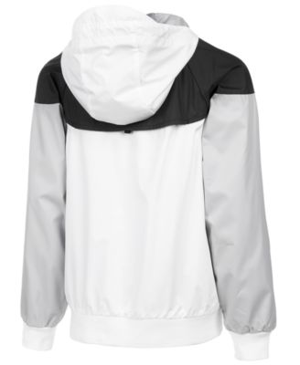 nike windrunner jacket black and white