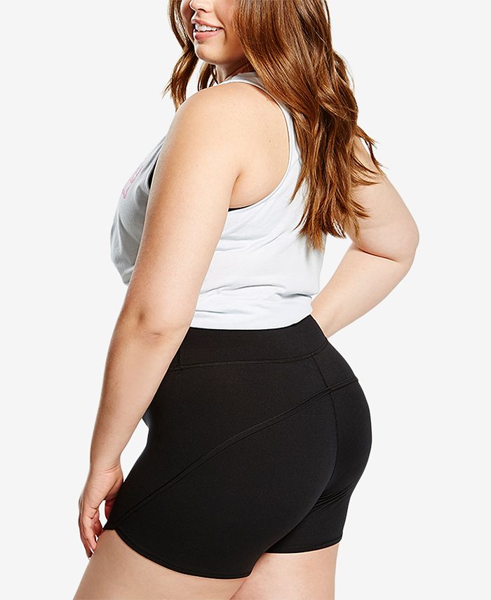 Soffe Curves Plus Size HighRise Compression Shorts & Reviews Shorts