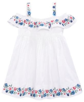 blueberi boulevard embroidered dress