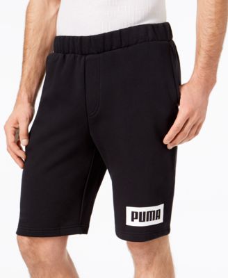 puma fleece shorts