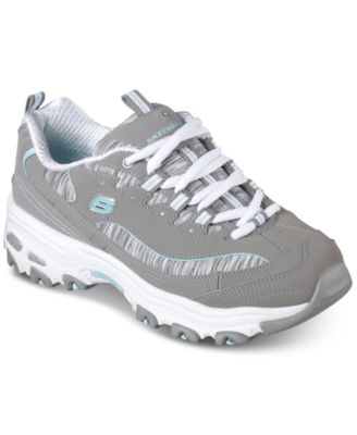 skechers d'lites 2 womens grey