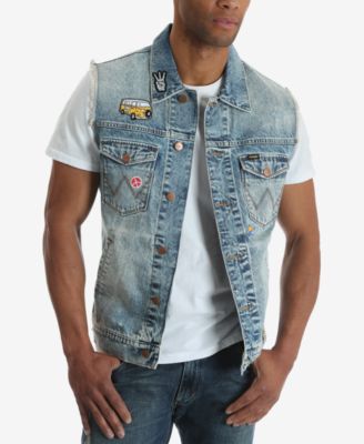 wrangler vest mens