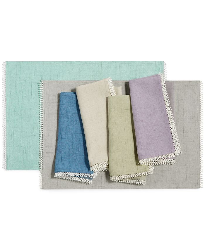 Lenox French Perle Placemat & Napkin Collection & Reviews Table