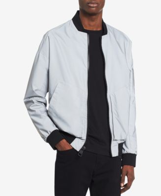 guess reflective bomber jacket