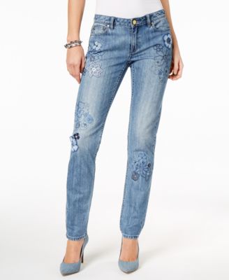 michael kors embroidered denim