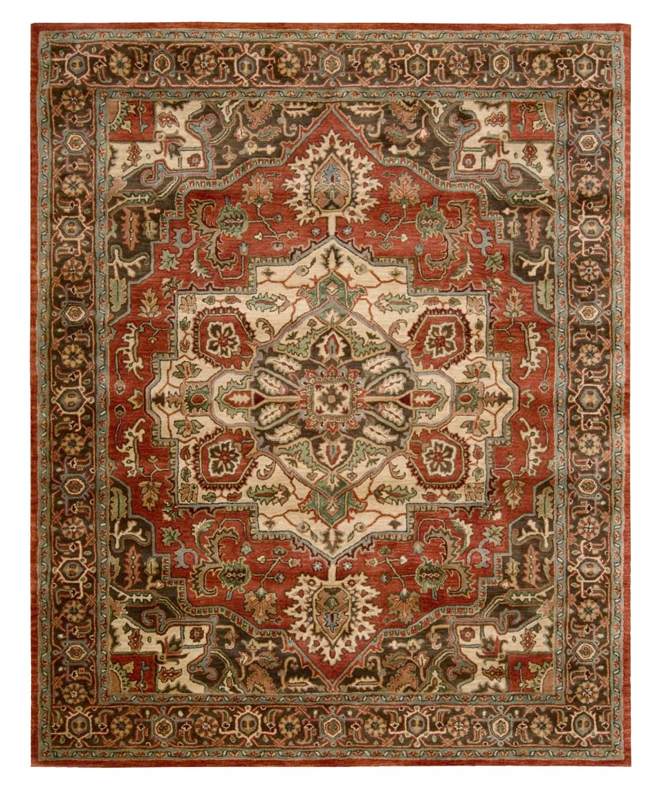 Nourison Area Rug, Jaipur JA36 Red 8 3x 11 6