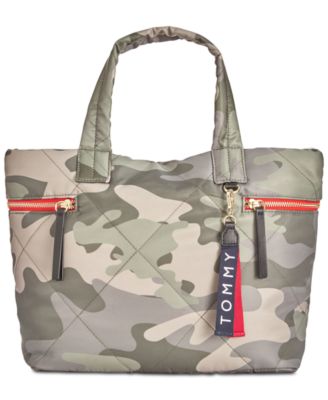 tommy hilfiger camo purse