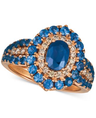 levian blue sapphire rings
