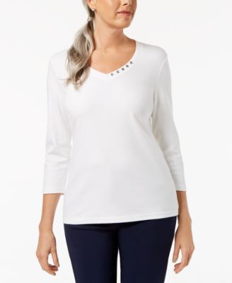 macys karen scott womens tops