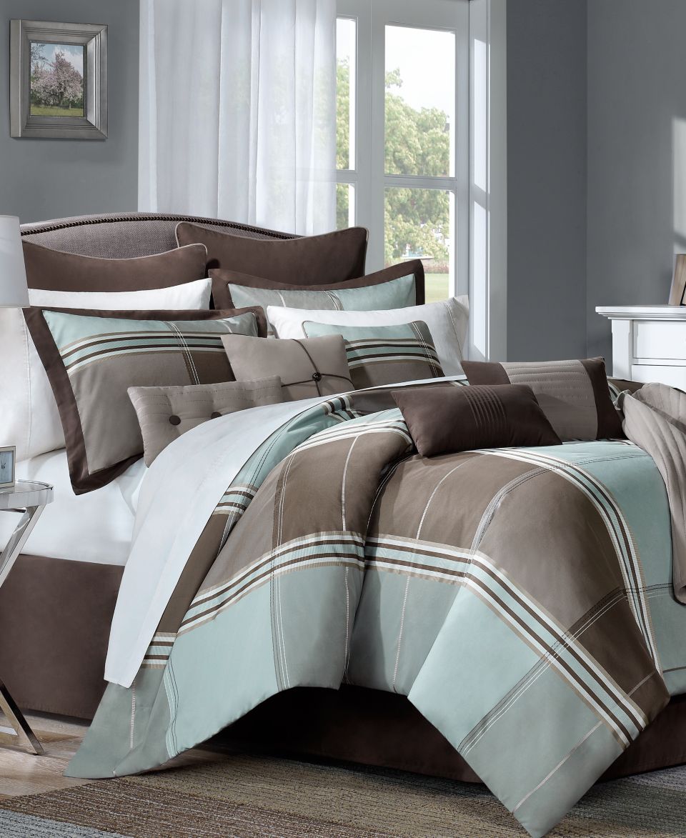 Norwalk 12 Piece Jacquard Comforter Sets