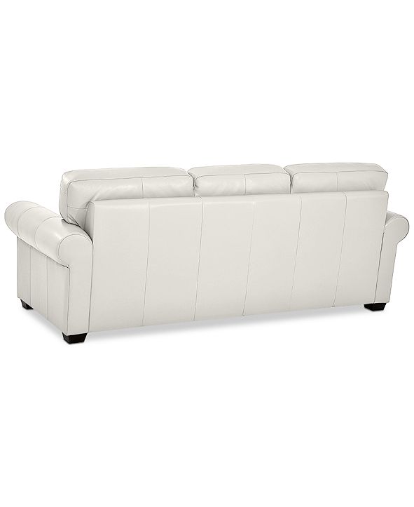 Furniture Orid 84" Leather Sofa, Created for Macy's ...