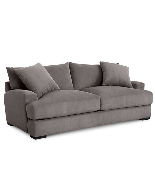 Furniture Rhyder 88 Fabric Sofa Created For Macy S Reviews Furniture Macy S