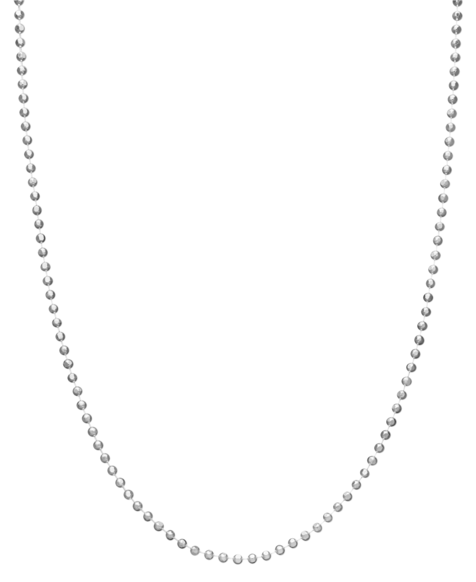 Giani Bernini Sterling Silver Necklace, 20 Shot Bead Chain