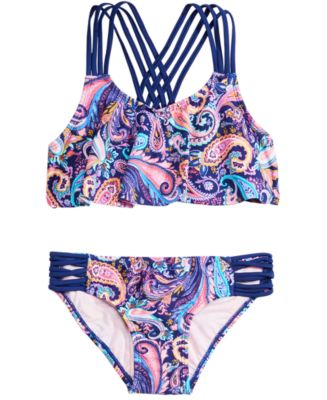 Summer Crush Big Girls 2-Pc. Printed Bikini Swimsuit & Reviews ...