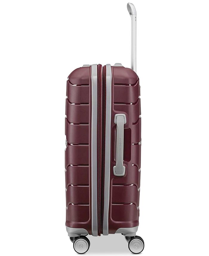 samsonite freeform hardside expandable with double spinner wheels white