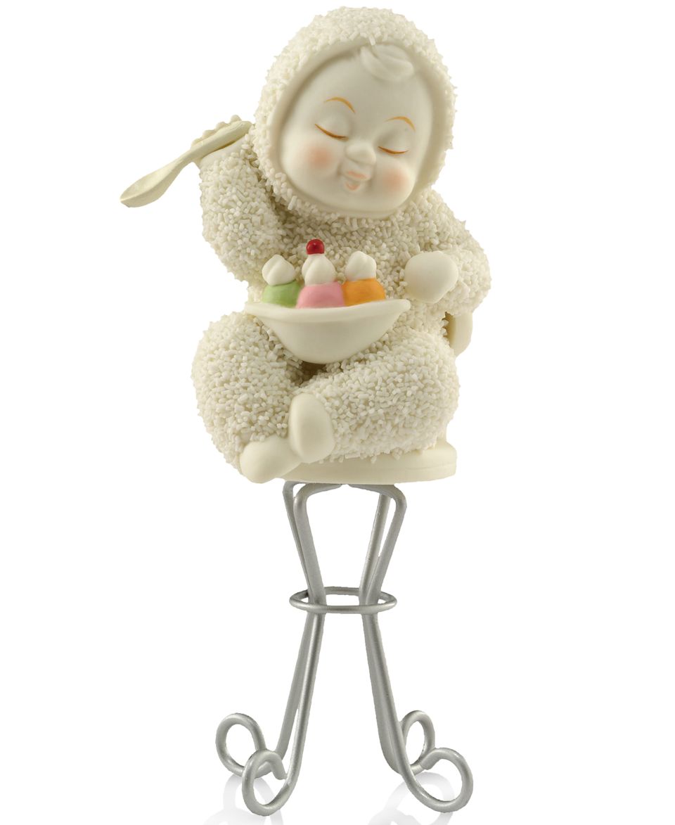 Department 56 Collectible Figurine, Snowbabies A Three Scoop Lunch