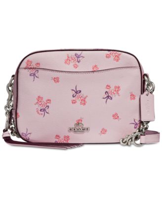 floral camera bag
