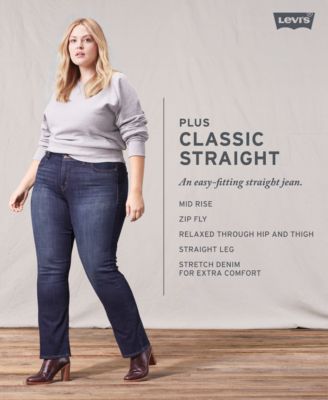 plus size stretch jeans