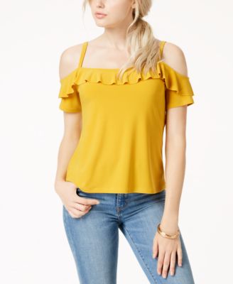 cold shoulder tops at macy's