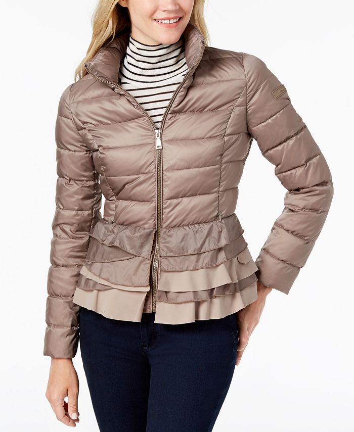 tahari ruffle jacket