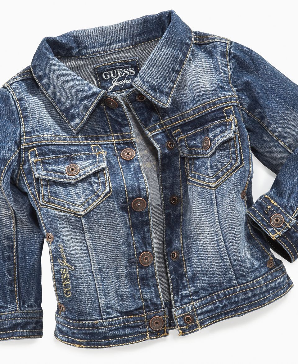 GUESS Kids Baby Jacket, Baby Girls Denim Jacket