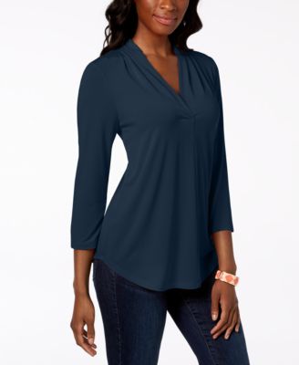 macys petite charter club tops