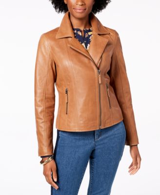 Charter Club Leather Jacket, Created 