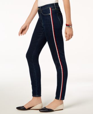 Tommy Hilfiger Side-Stripe Skinny Jeans 
