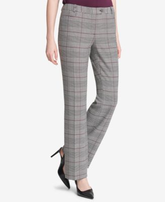 women's petite plaid pants