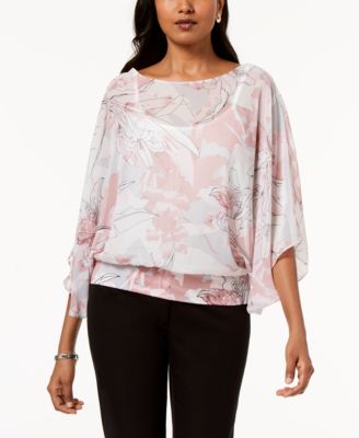 macys chiffon tops