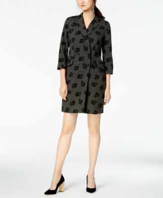 calvin klein double breasted blazer dress