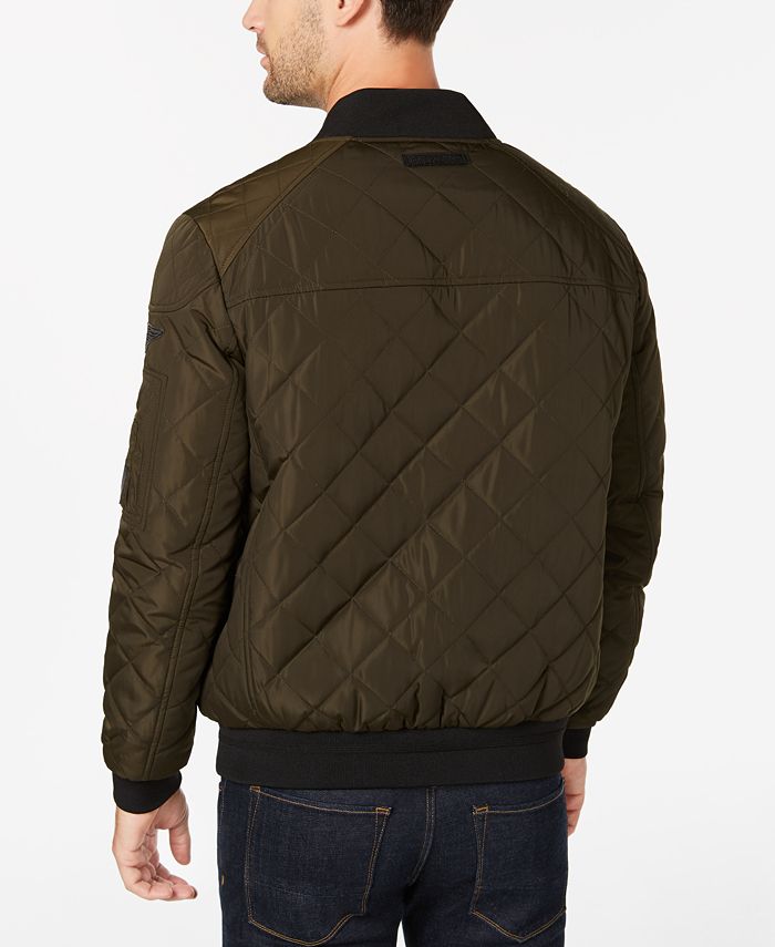 calvin klein men's bomber coat