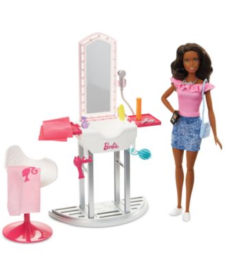 barbie doll and playset