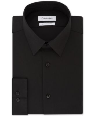 black dress shirt white collar