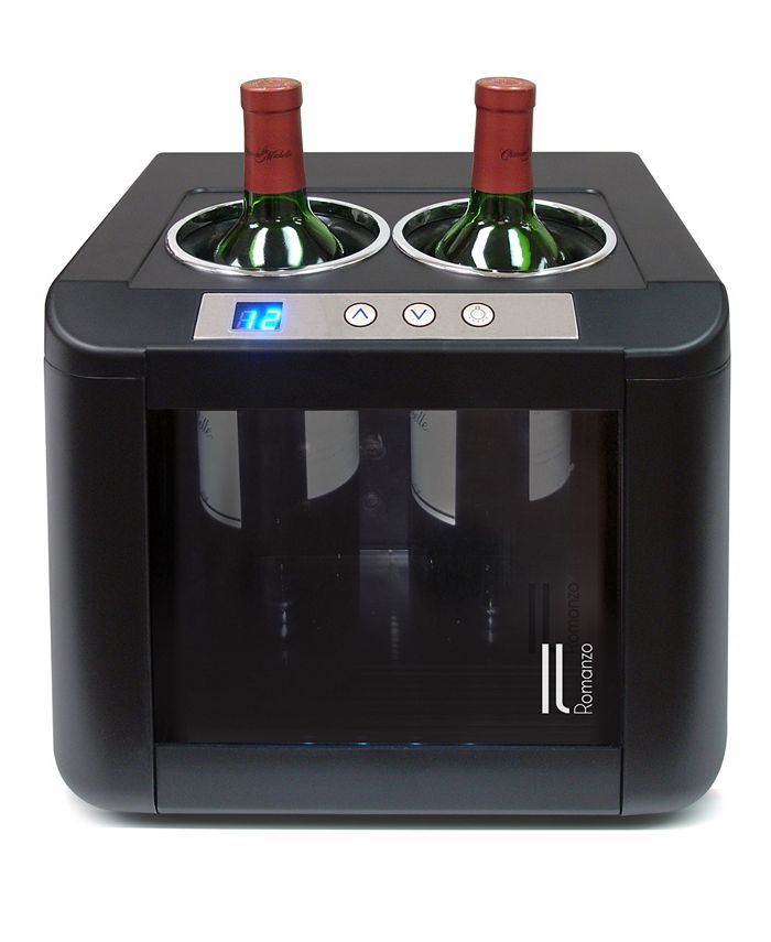 Vinotemp 2Bottle Thermoelectric Open Wine Cooler & Reviews Small Appliances Kitchen Macy's