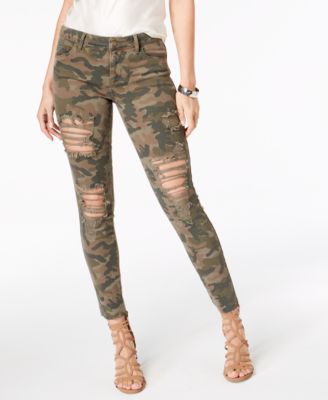 army print jeans for womens