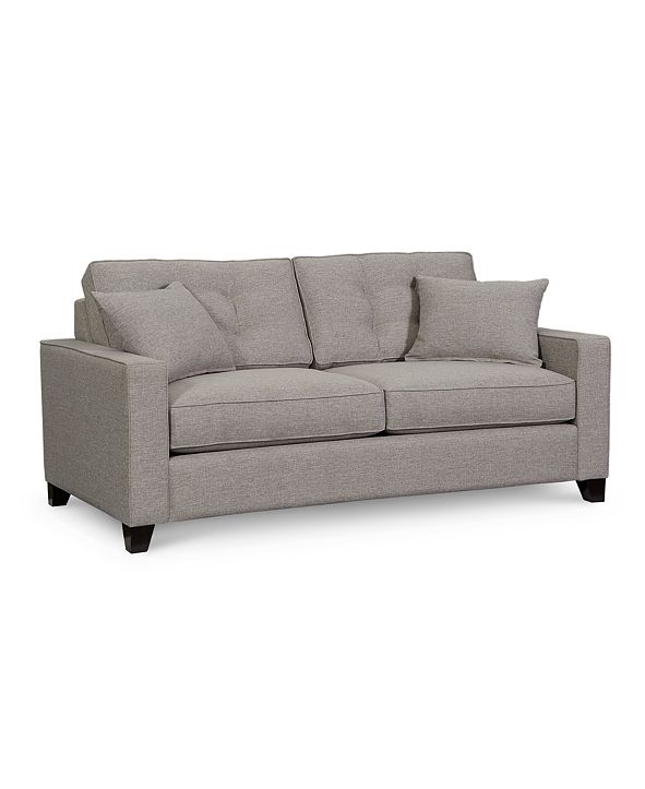 Furniture Clarke II 75" Fabric Full Sleeper Sofa Bed, Created for Macy