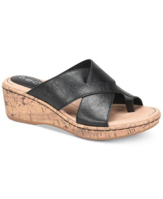 boc cork wedge sandals