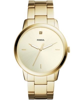 all gold fossil watch men's