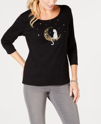 karen scott cat shirt