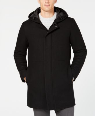 hooded top coat