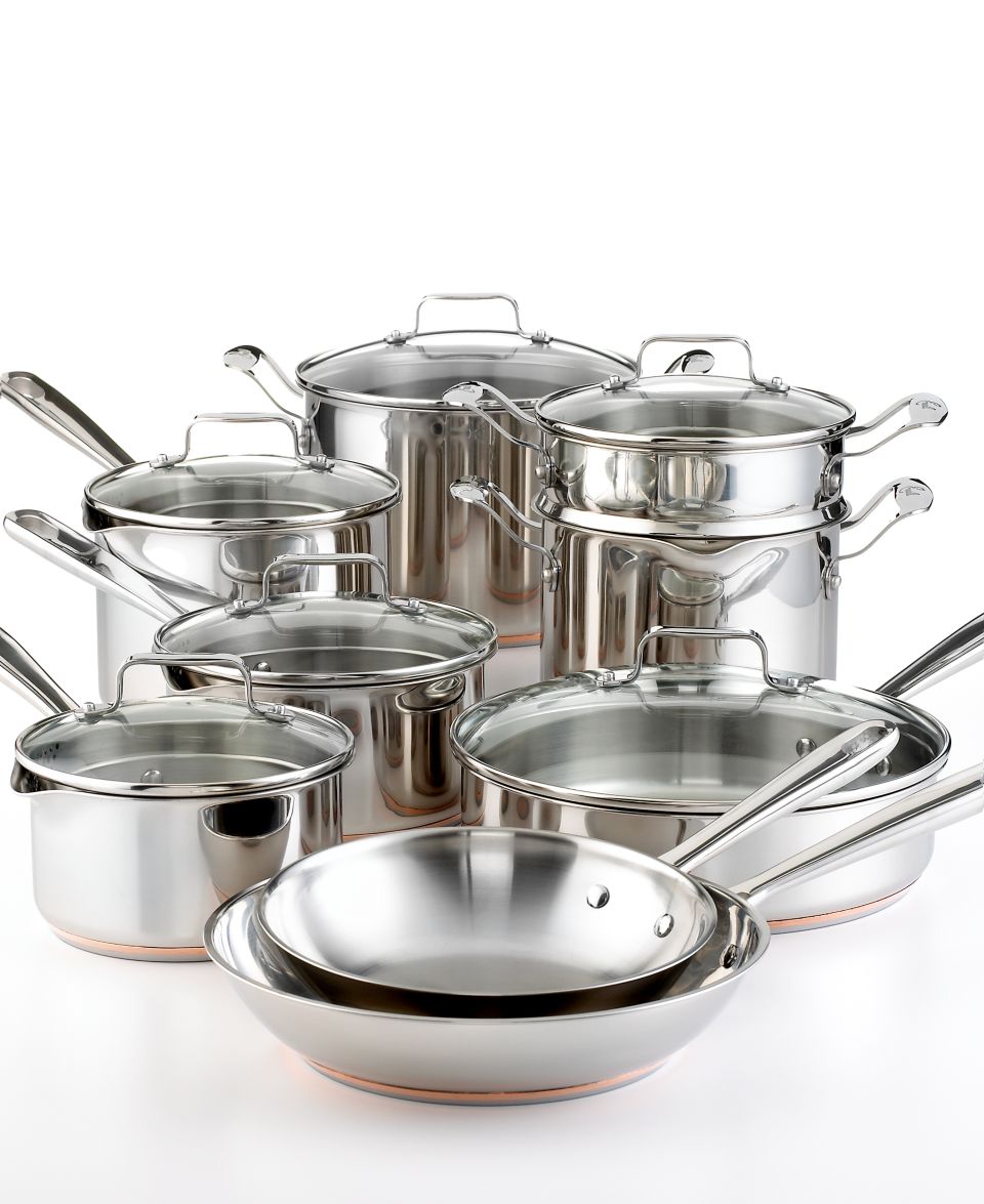 Stainless Steel Cookware, 12 Piece Set   Cookware   Kitchen