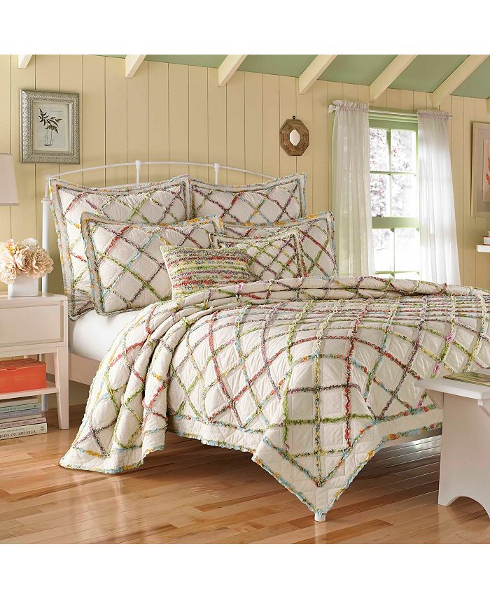 Laura Ashley Ruffle Garden Cream Collection Reviews Quilts Bedspreads Bed Bath Macy S The two shams (one for twin size) and duvet boast plush cotton craftsmanship as well as soft ruffle detailing in the checkered print. ruffle garden cream collection