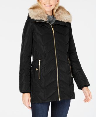 macys michael kors coat petite