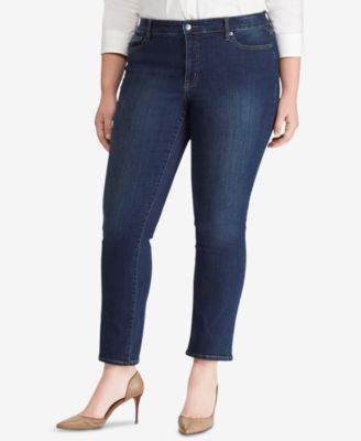 ralph lauren modern straight curvy jeans