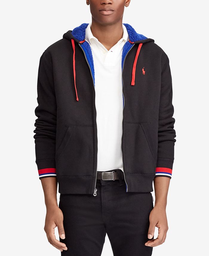 ralph lauren sherpa hoodie