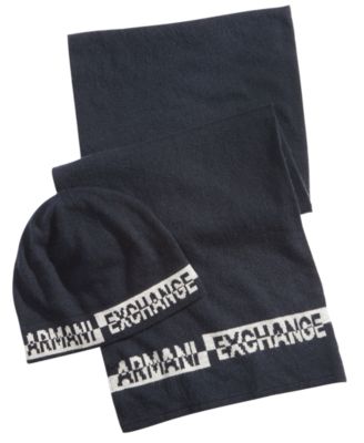 armani hat and scarf set