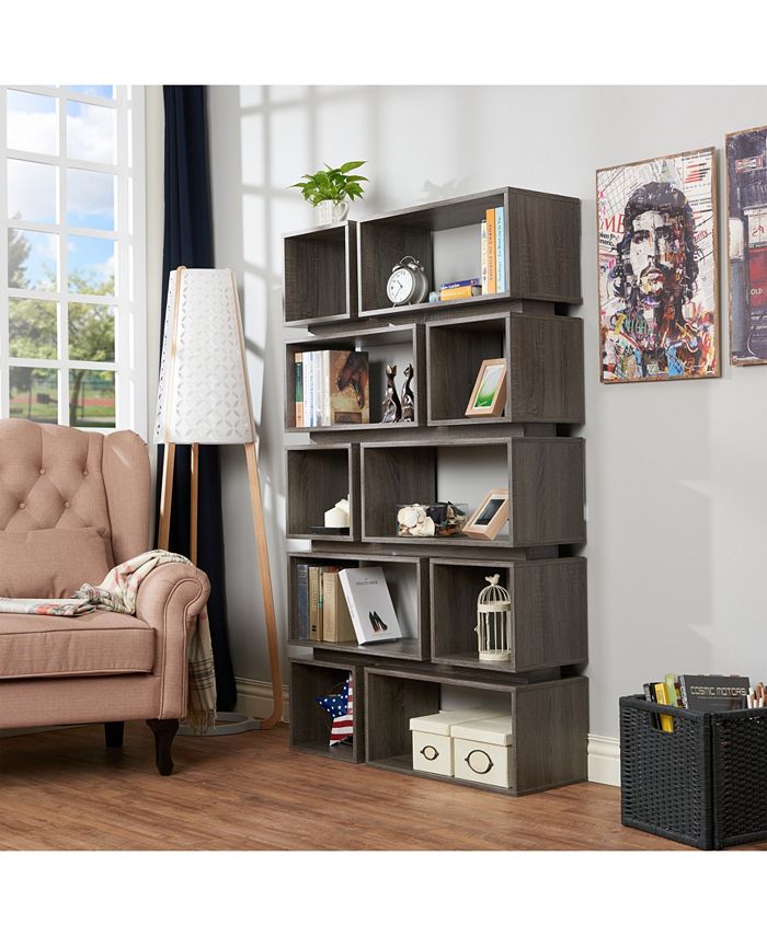 Furniture Of America Ariana 10 Cubby Holes Bookcase Reviews Home Macy S