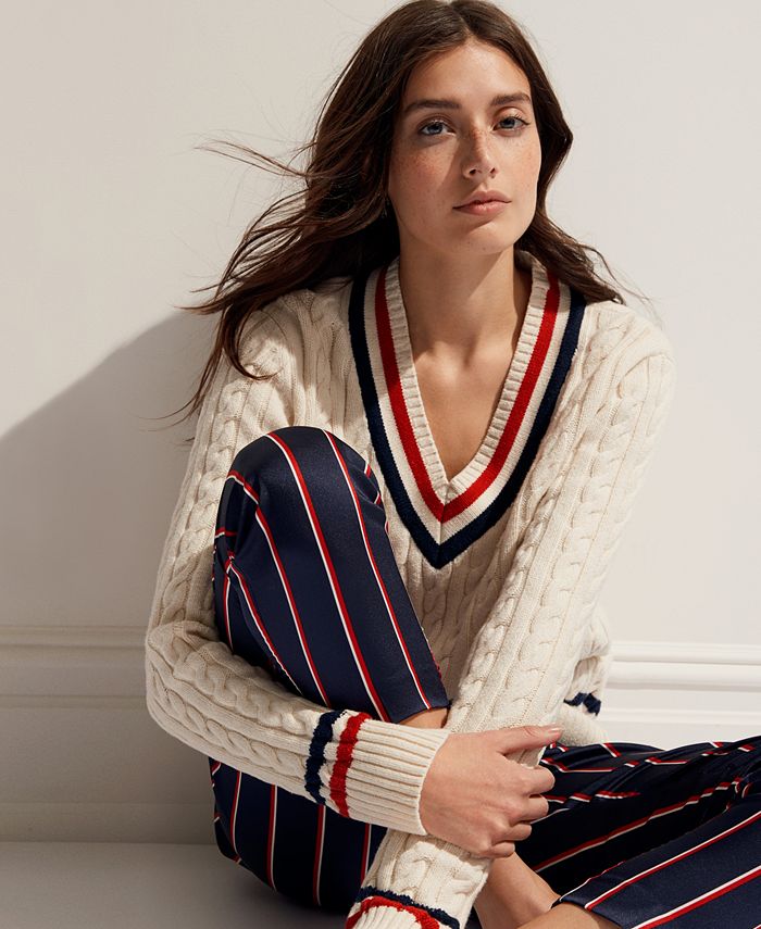 Lauren Ralph Lauren Cable-Knit Cricket Sweater & Reviews - Sweaters ...