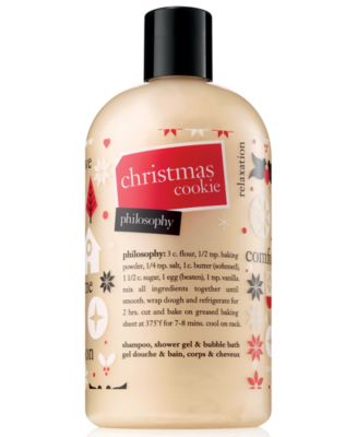 Philosophy Christmas Cookie Shampoo Shower Gel Bubble Bath 16 Oz Reviews Skin Care Beauty Macy S